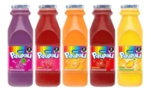 Bebida De Frutas Pau Pau Sabor Surtidos 24 Pzs De 250 Ml C/u