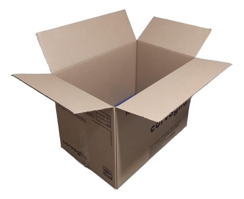 20pz Caja Cartón 56x36.5x41cm Currugado Resistente, Empaque (Reacondicionado)