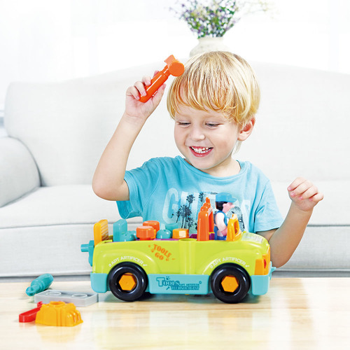 Hola Baby Playset Pequeño Camión Mecánico De Herramientas