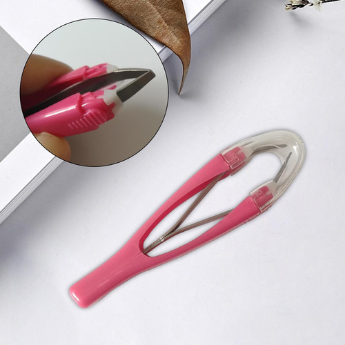 2 Herramientas De Maquillaje Cosmético Para Recortar Rosa .