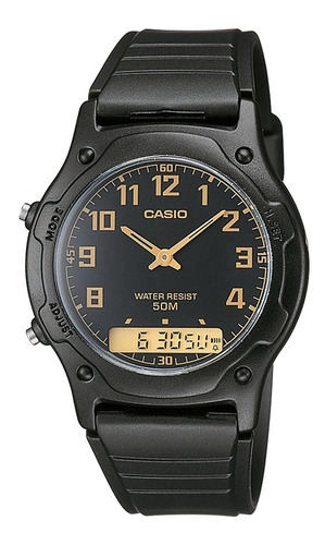 Reloj Casio Aw-49h-1bvdf Analogo Digital Relojesymas