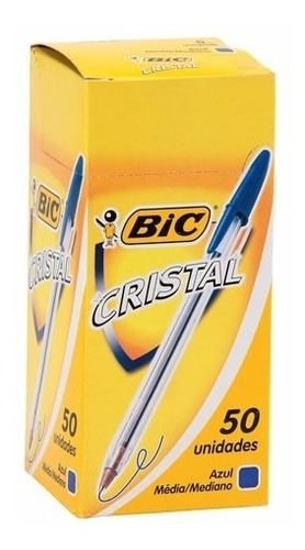 Lapicera / Boligrafo / Birome Bic Cristal Caja X 50 Un