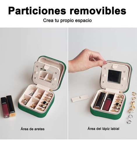 Banna Juego De 4 Mini Joyeros 4 Colores Joyeros Portátiles De Viaje De Terciopelo Con 4 Espacios De Almacenamiento Para Cosméticos Y Joyas Se Puede Utilizar Como Regalo Regalos Gr