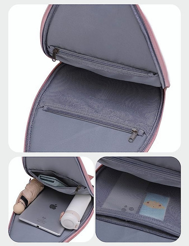 Bolsa Impermeable Para Raqueta De Tenis Color Rosa
