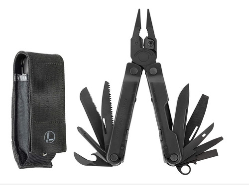 Multi Herramienta Leatherman Black (17 Opciones) Con Funda