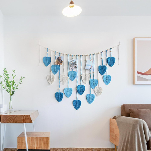 Cx Enfeites De Decoração Folhas Macrame Pendurado Na Parede
