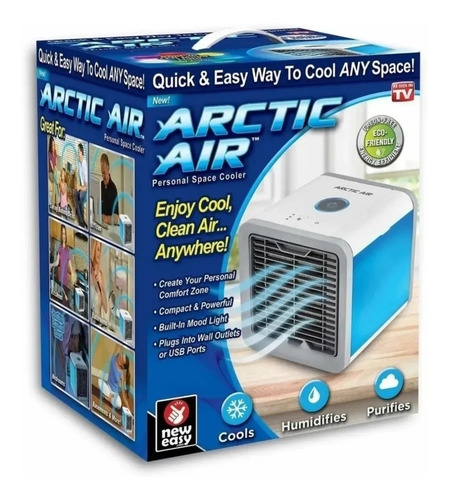 Aire Frío Electrico Portatil Artic Air Ultra 2x Aireacondici