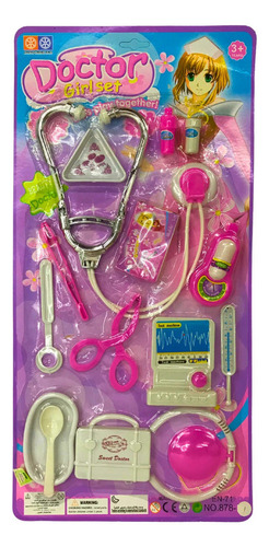 Set De Doctora Completo Con Accesorios En Blister Juguetes