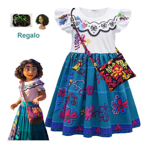 Falda Vestir Para Niños Cosplay Encanto Mirabel Princesa