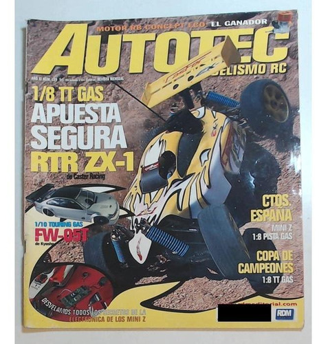 Revista Autotec Modelismo Rc 139 Año Xi Rtr Zx-1