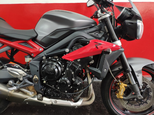 Triumph Street Triple 675 R Abs 2014 Cinza