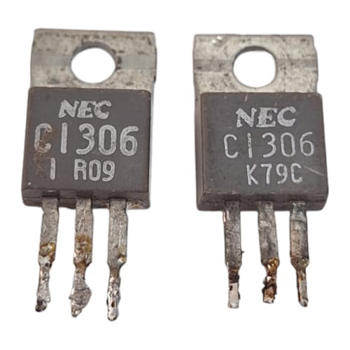 02 Transistor Nec 2sc1306 Npn 65v 3a 27mhz 4w Anos 80