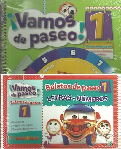 Vamos De Paseo 1 (areas Integradas + Boletos Para Pasear) (