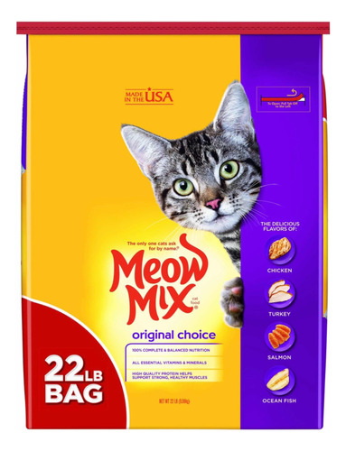 Alimento Seco Gatarina Meow Mix 22lb Original
