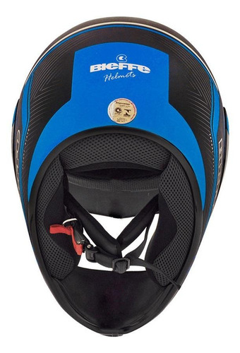 Capacete para moto integral Bieffe 3 Sport Stato azul tamanho 58
