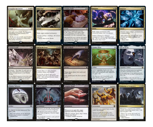Mazo Mardu Vampire Commander Deck Licia Negro, Rojo Y Blanco