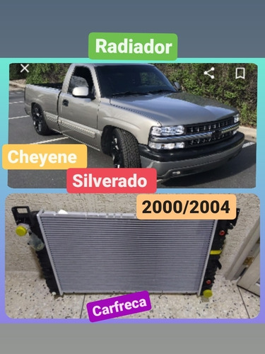 Radiador Chevrolet Chellene Silverado Año 2000/2004 