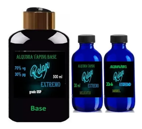Base Vapeo 70 Vg 30 Pg Más 2 Aromas 30 Ml