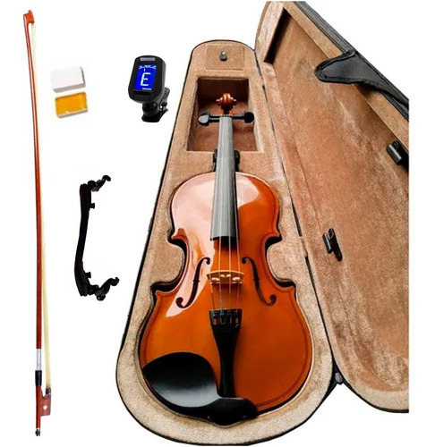 Violino Dominante Infantil 1/2 Especial+ Espaleira+ Afinador