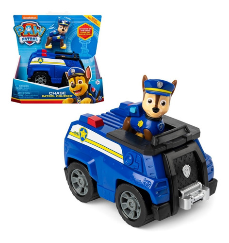 Paw Patrol Chase Camion De Policia Vehiculo Mediano 