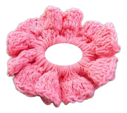 Scrunchies Tejido A Crochet