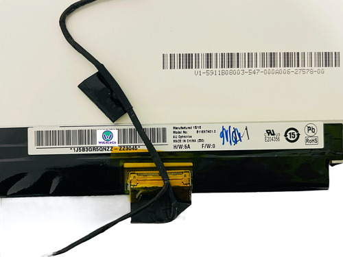 Pantalla 11.6 Led B116xtn01.0 Hw1a Slim 30 Pines 1366x768 (Reacondicionado)