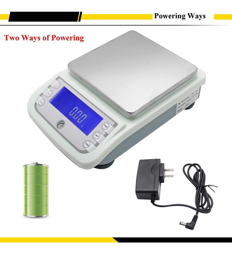 Báscula Digital Electrónica Alta Precisión 0.01g/5000g, 110v