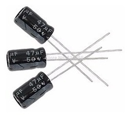 Pack X 5 Capacitor Electrolitico 47uf 50v 105c 6.3 X 12mm