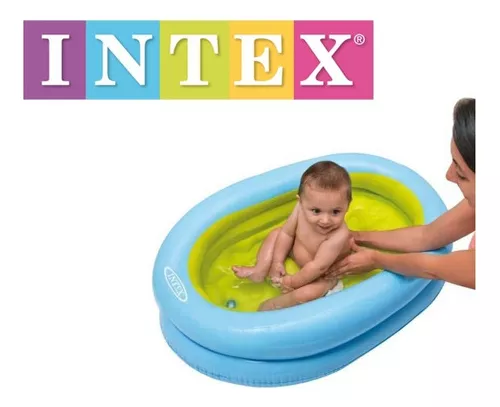 Bañera Inflable Bebe 86x64x23cm + Inflador Intex 22741/2 Mm