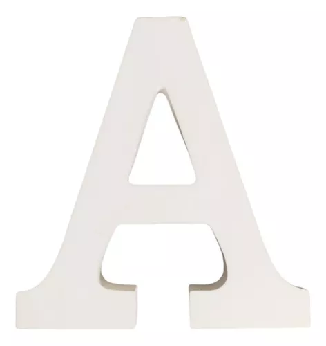 Letras Decorativas De Madera Blancas 11cm