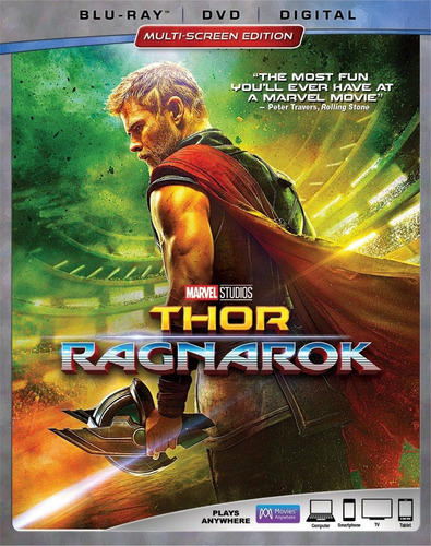 Blu-ray + Dvd Thor Ragnarok