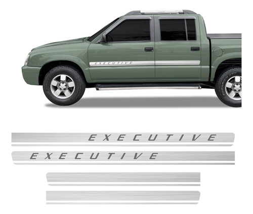 Kit Faixa Lateral Executive S10 Blazer 2009 A 2011