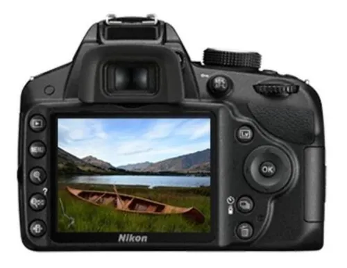 Nikon D3200 Kit DSLR color negro