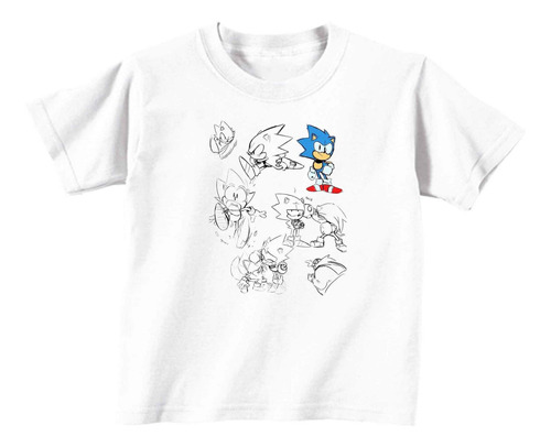 Remeras Infantiles Sonic Sega  |de Hoy No Pasa| 22