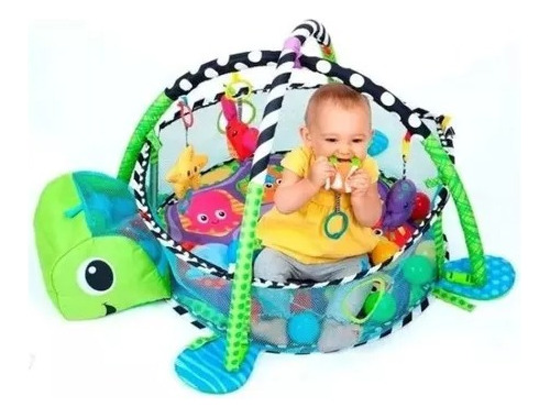 Gimansio Pelotero Manta Para Bebe 3 En 1 Kinder Ball Zippy