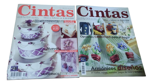 Revistas Cintas.ideas Y Labores En Listón.2 Fascículos (Usado)