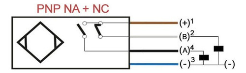Sensor Capacitivo 18 Mm Pnp N.a.+n.c. Sn = 2-8 Mm Cable 2m