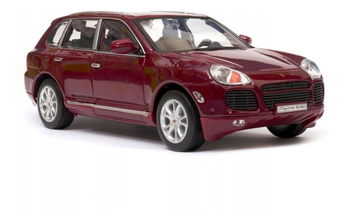 Imagen 3 de 6 de Auto De Metal Porsche Cayenne Turbo Welly Esc 1/24 La Pla