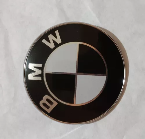 Emblema capot bmw negro 82mm