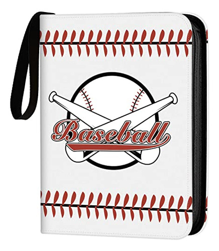 Baseball Card Binder, 9-pocket Trading Card Binder, Fit...