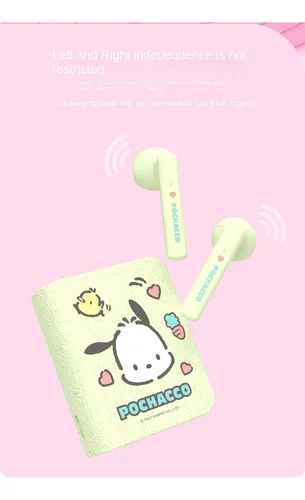 Sanrio Libro Audífono Bluetooth Dibujos Animados Lindo Mini
