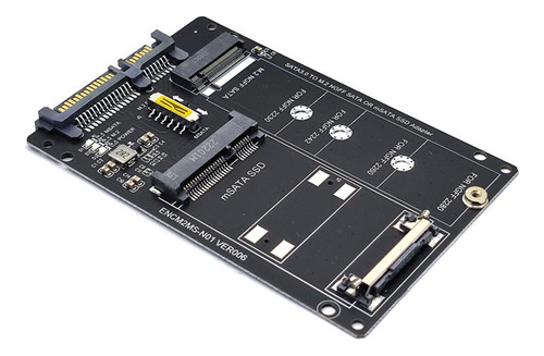 Tarjeta Adaptadora Ngff+msata A Sata3.0+cable Usb A M2