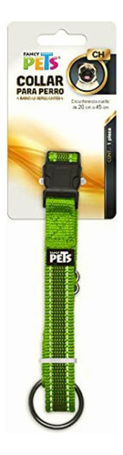 Collar Ch C/ultra Grip Y Bandas Reflejantes Verde