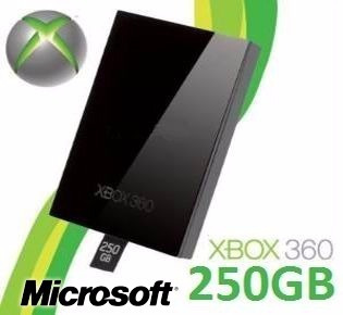 Hd 250 Gb Para Xbox 360 - Original Microsoft - Seminovo