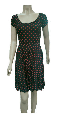 Imagen 5 de 10 de Vestido Pin Up Plato Seda Fría Todos Los Talles