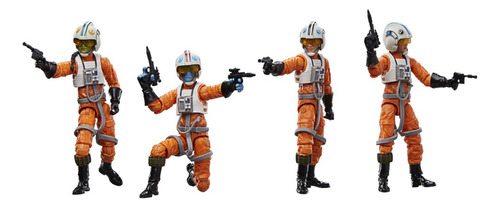Star Wars, Pack De 4 Figuras de Ahsoka Piloto De X-wing