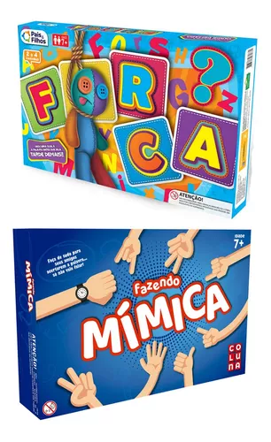 Jogo De Tabuleiro Fazendo Mimica Coluna Multicor