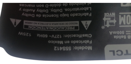 Bocinas Para Tv Tcl 55s412 (Usado)