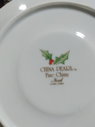Imagen 4 de 4 de Vajilla Porcelana Navidad 8 Personas 44 Piezas Oferta