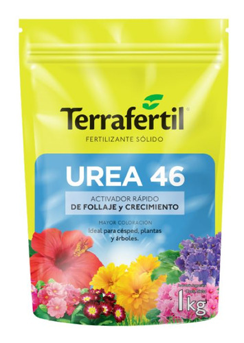 Urea 46 Terrafertil 1 Kg  Activador Follaje Y Crecimiento
